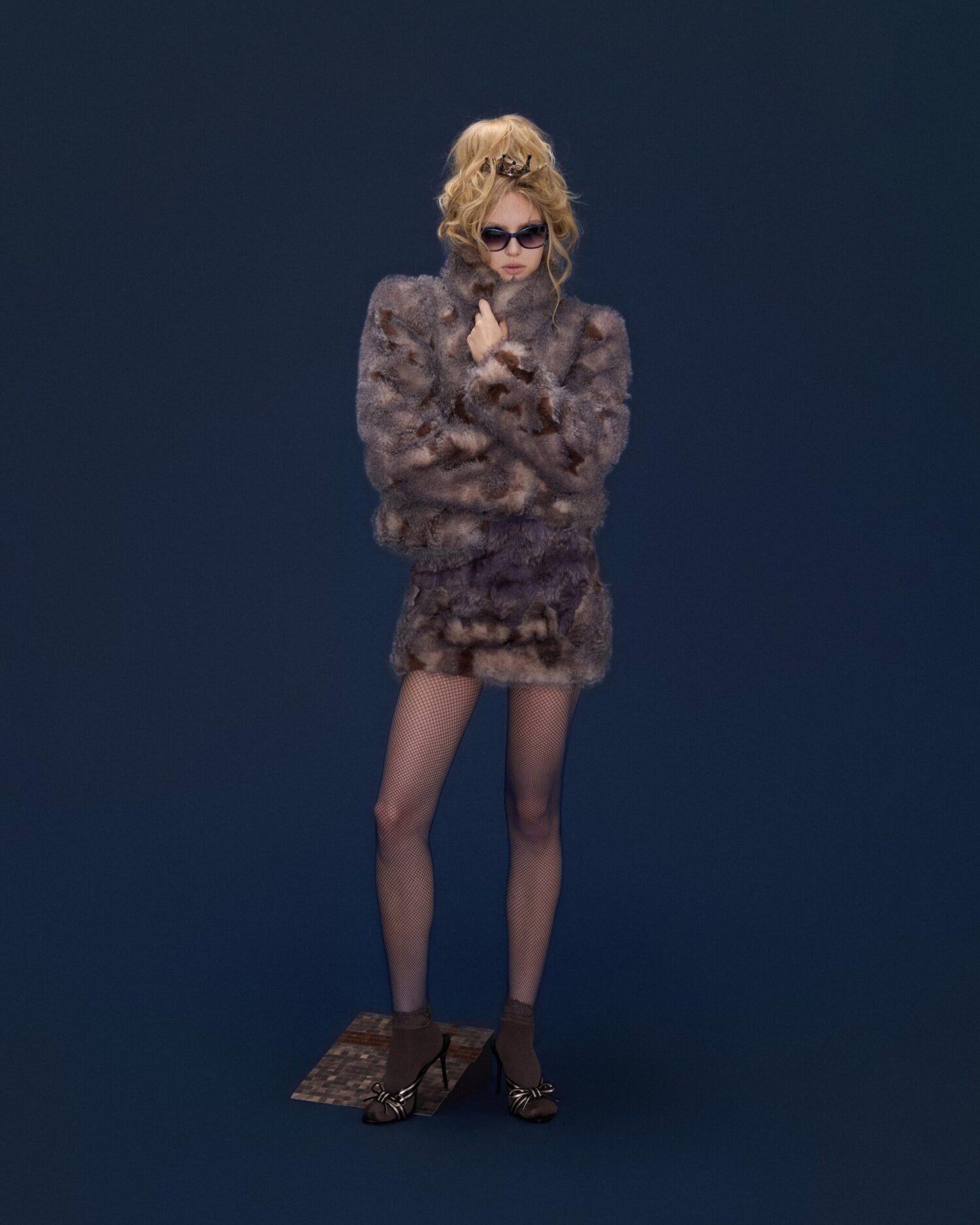 Hazzy Mini Fur Skirt