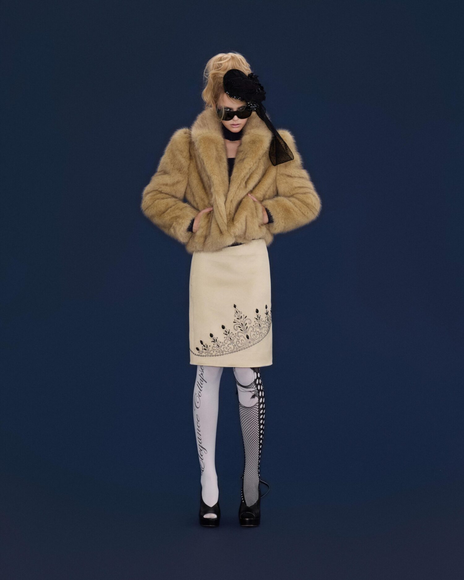 Caro Fur Jacket (yellow)