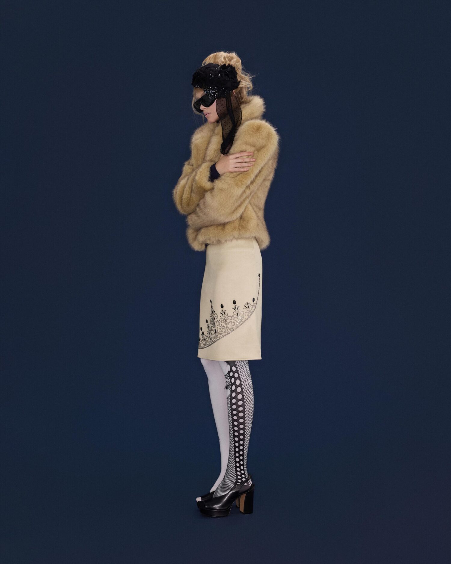 Caro Fur Jacket (yellow)