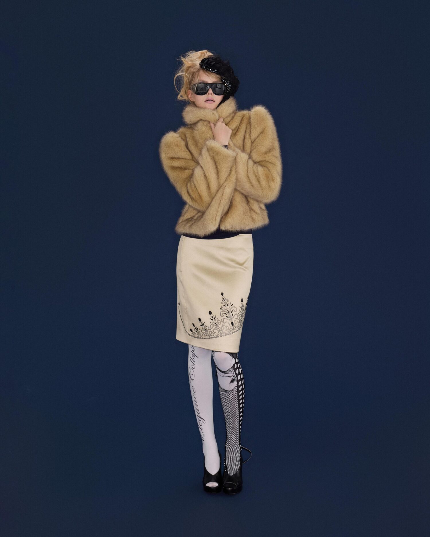 Caro Fur Jacket (yellow)