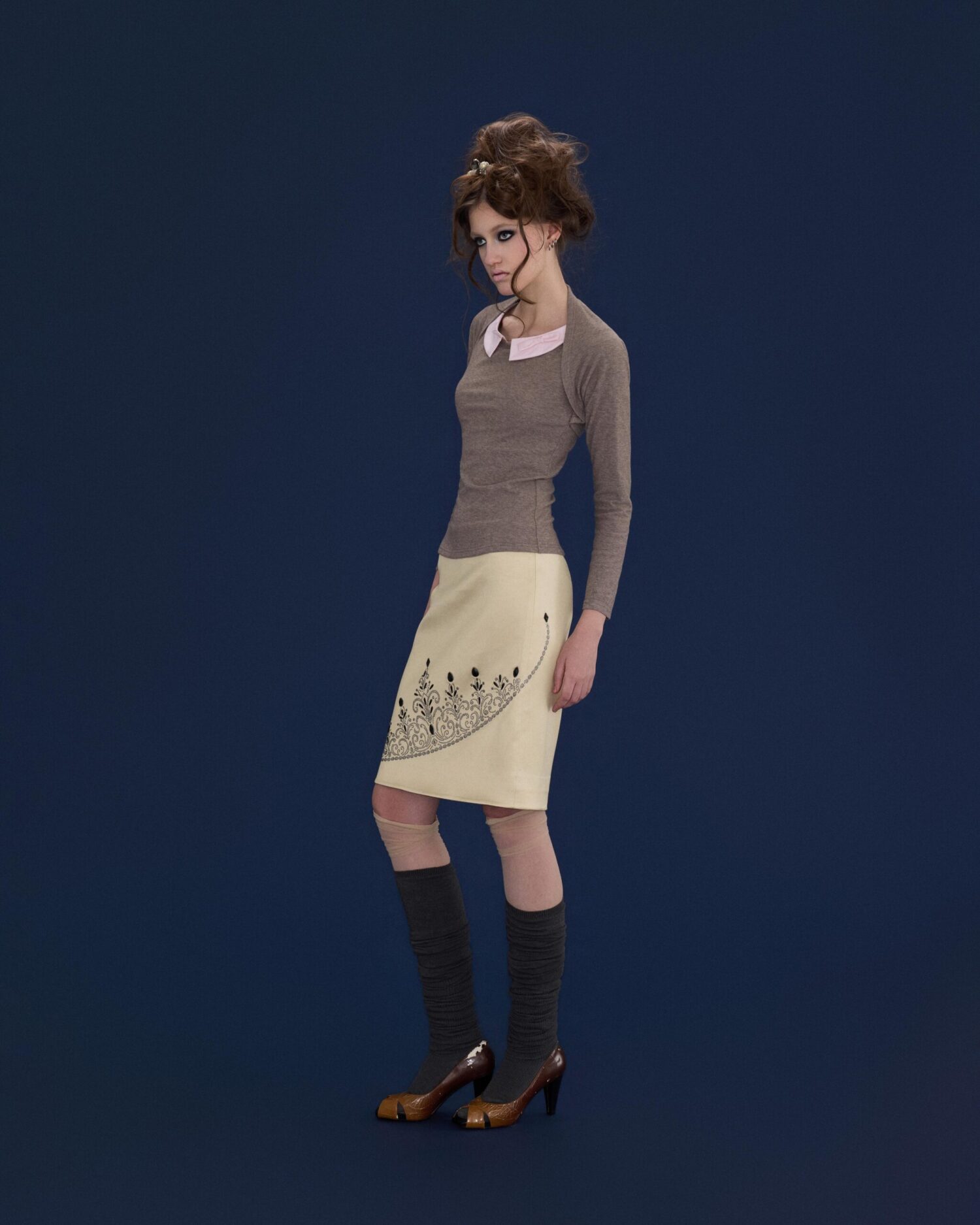 Ira Two piece Top (Pink stripes)