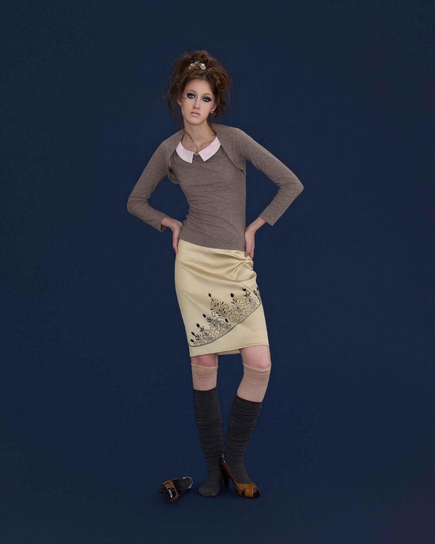 Ira Two piece Top (Pink stripes)