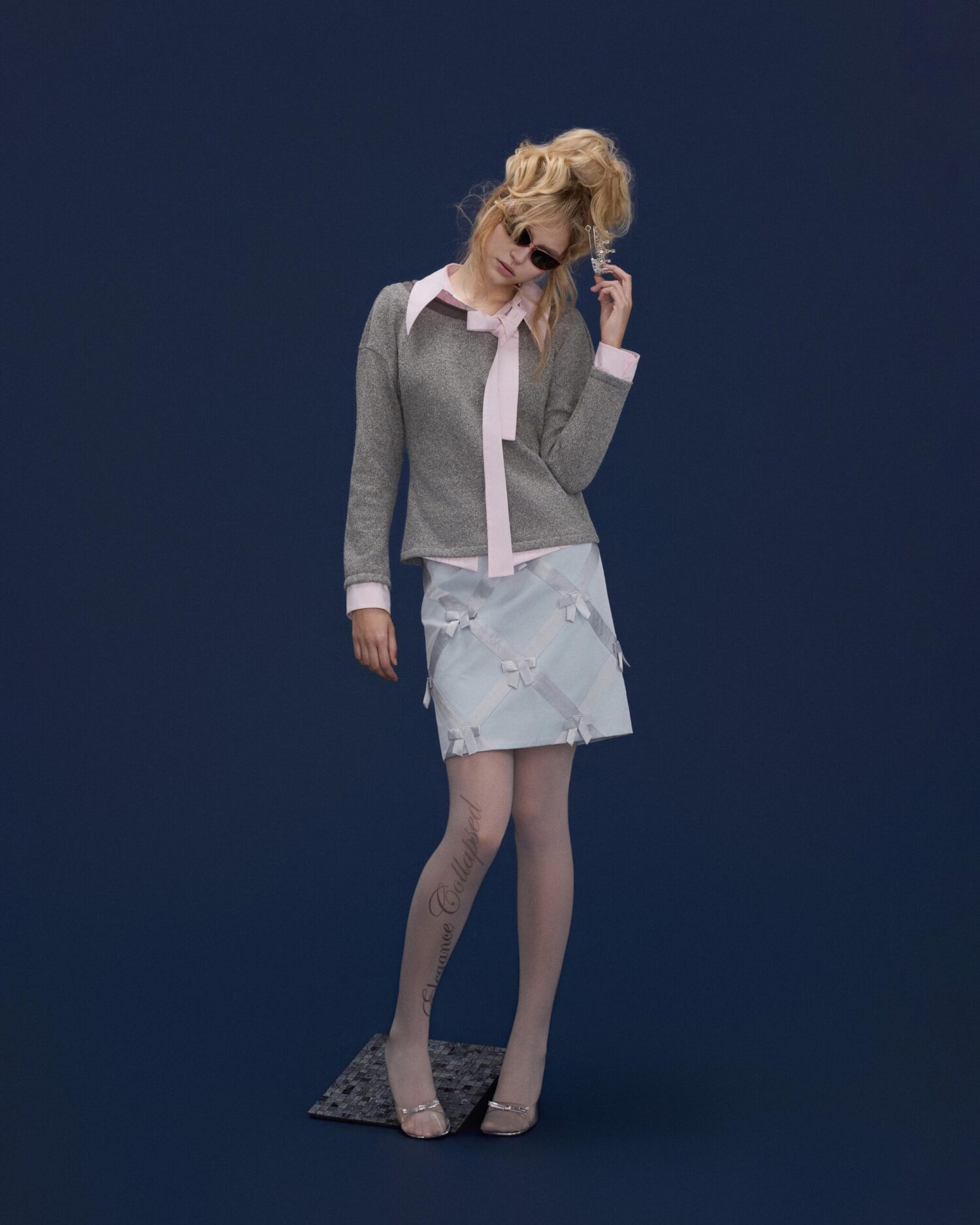 Elio Triple layered Top (Pink)