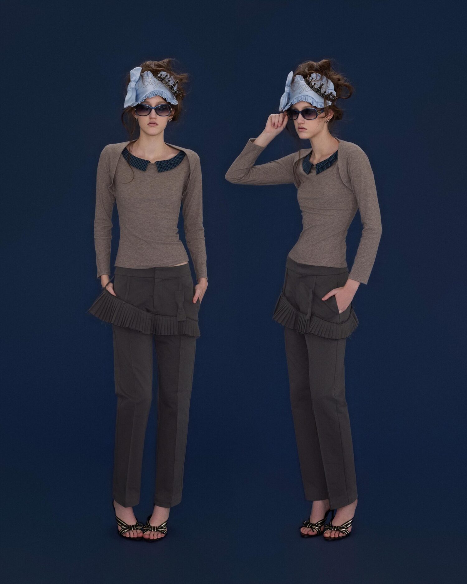 Cade Skirt Pants (dark grey)