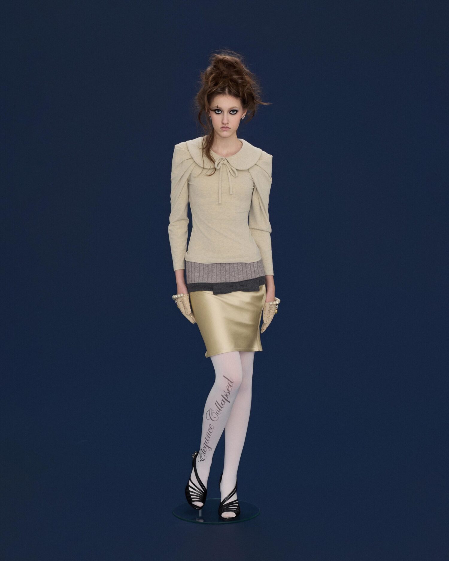 Mirel Skirt (yellow+grey)