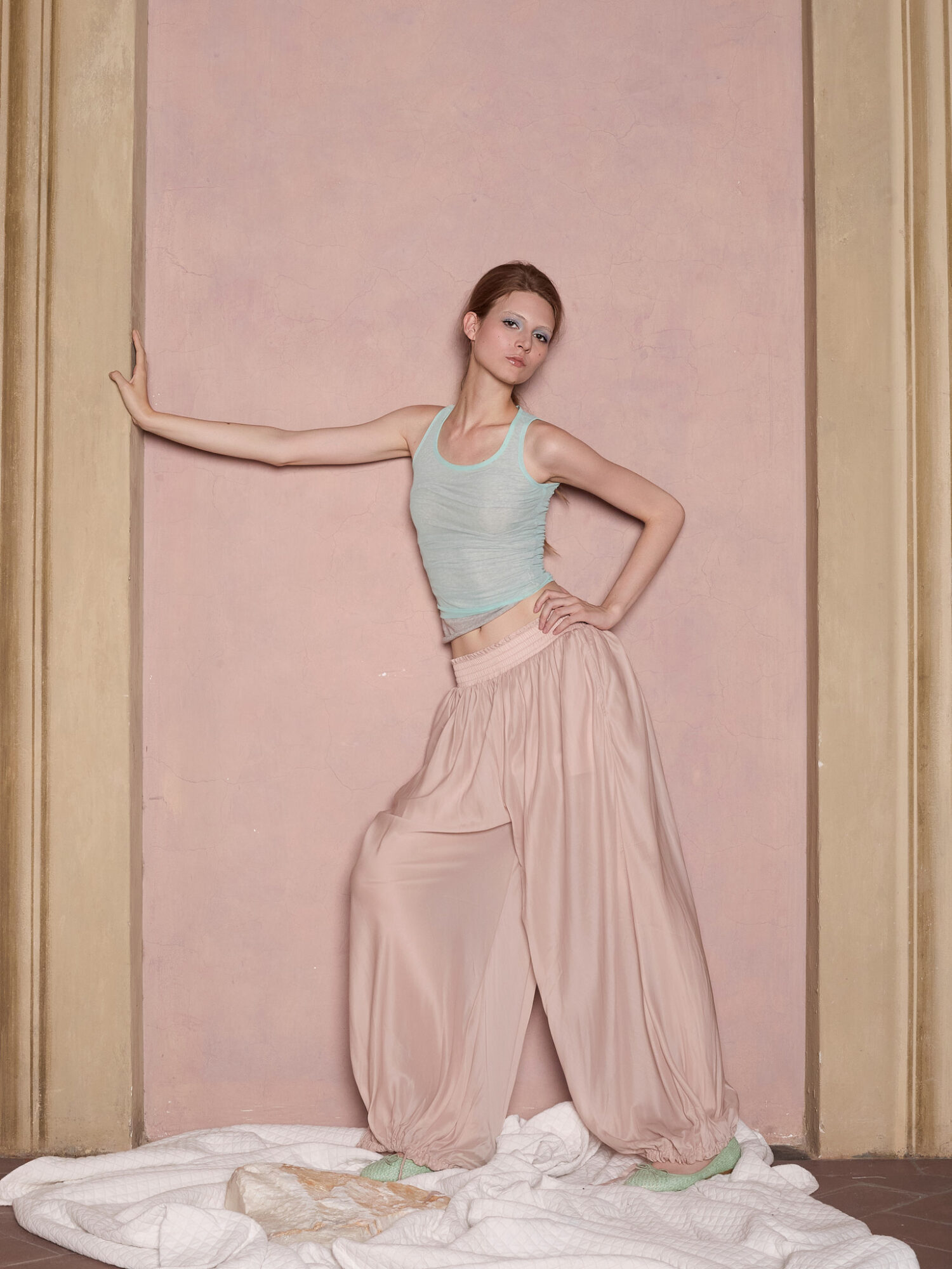 Alia Cupro Bloomer Pants