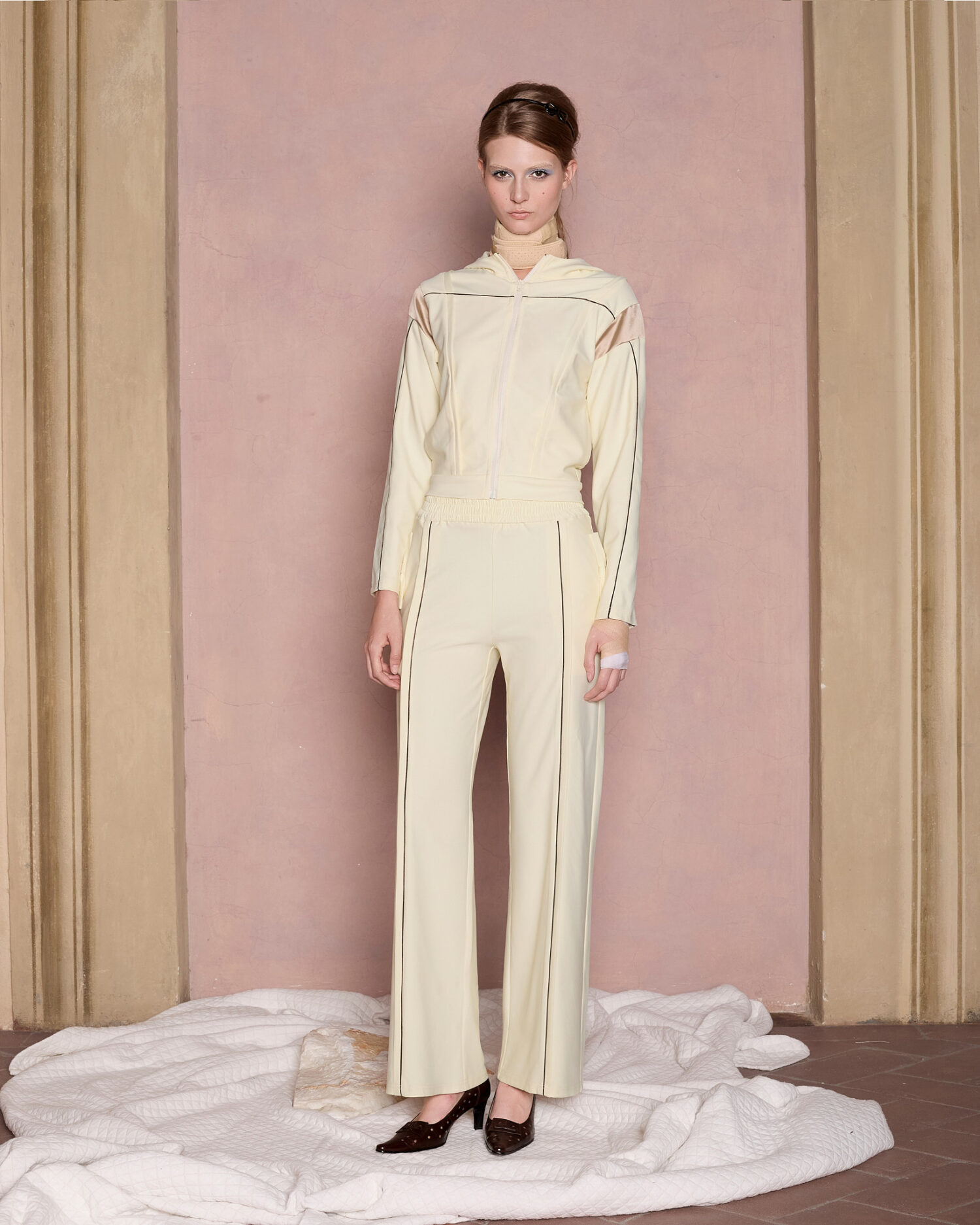Linea Jersey Zipped Jacket(yellow)