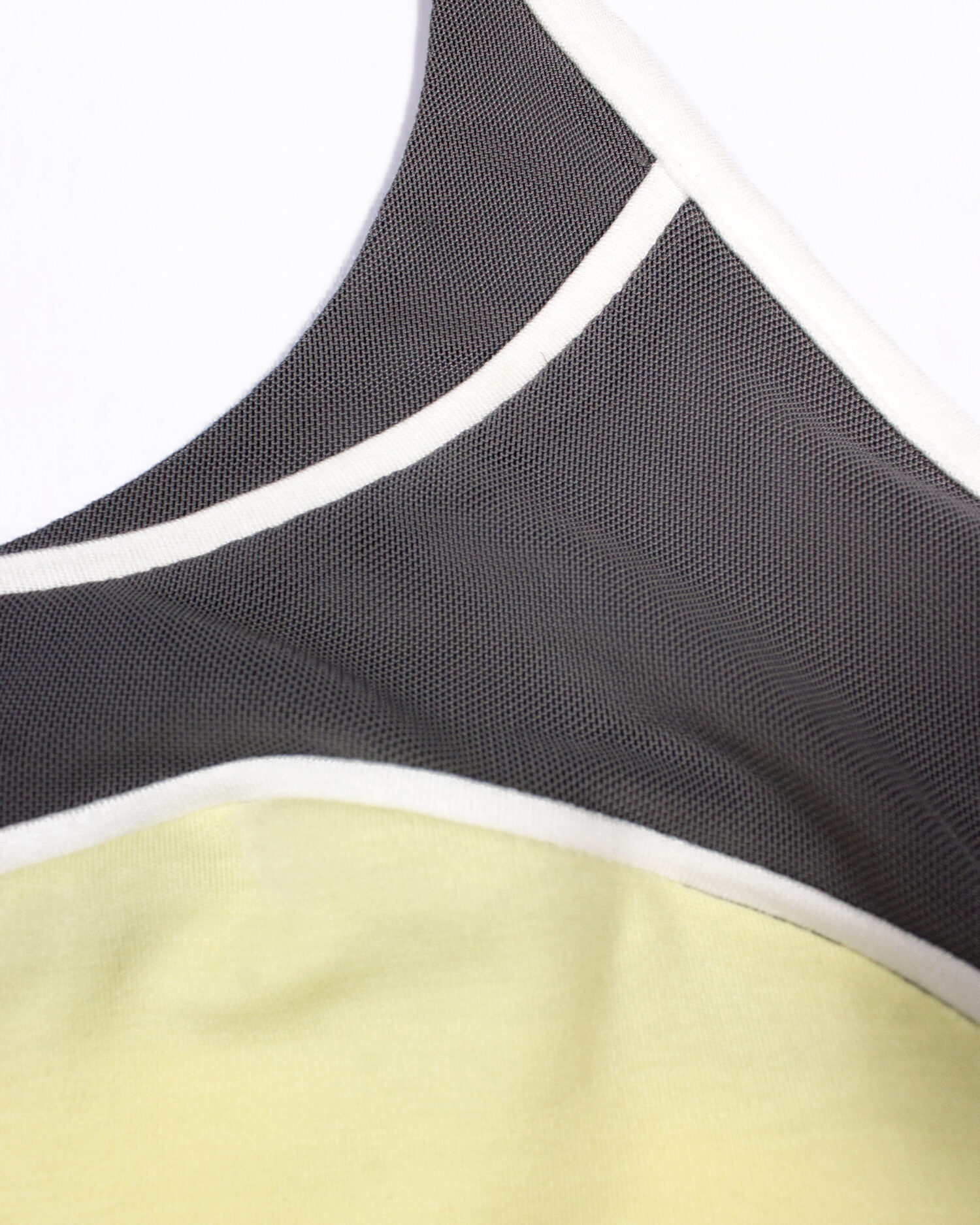 Mia Halter Tank Top(yellow&grey)