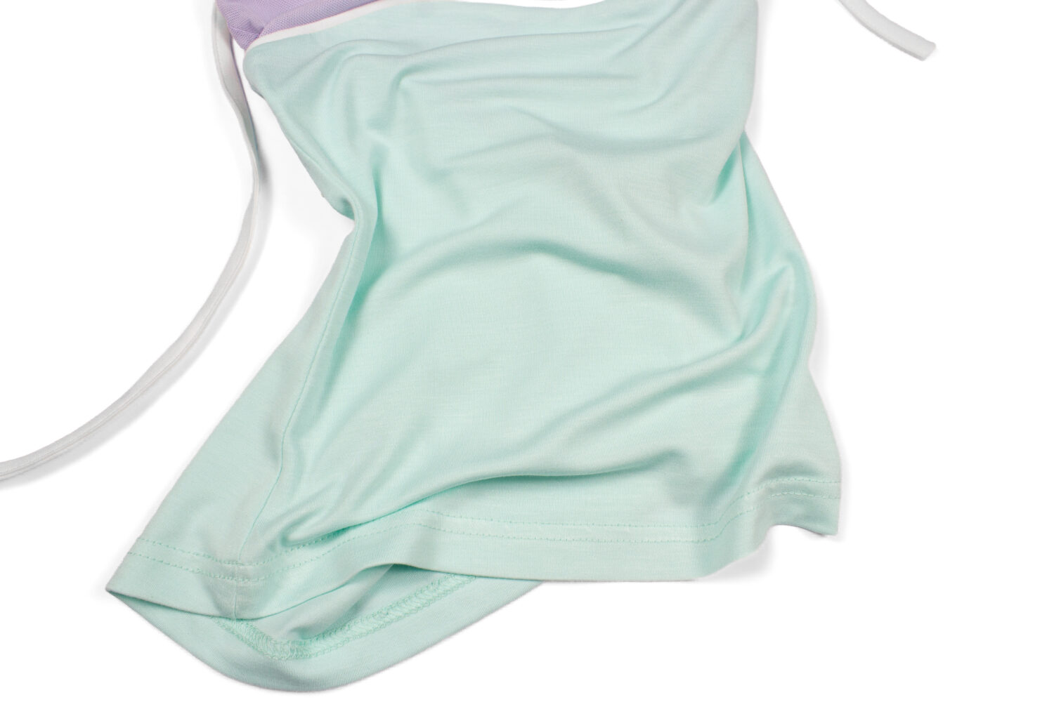 Mia Halter Tank Top (Mint&purple)