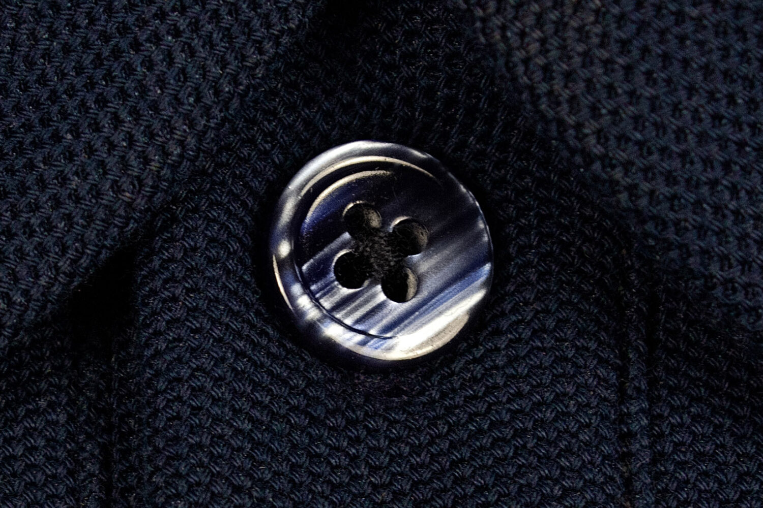 Una Polo Top (Navy blue)