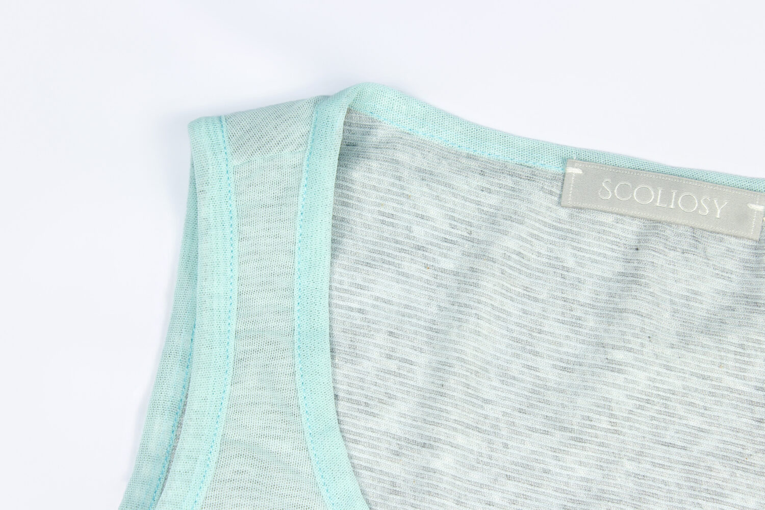 Veila Layered Tank Top (Green and grey)