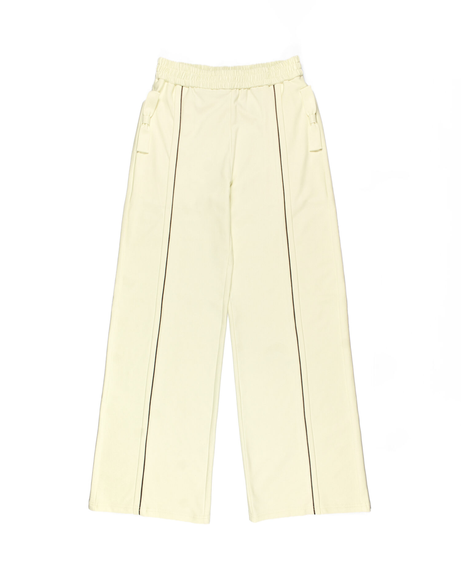 Linea Jersey Pleated Pants (Cream yellow)