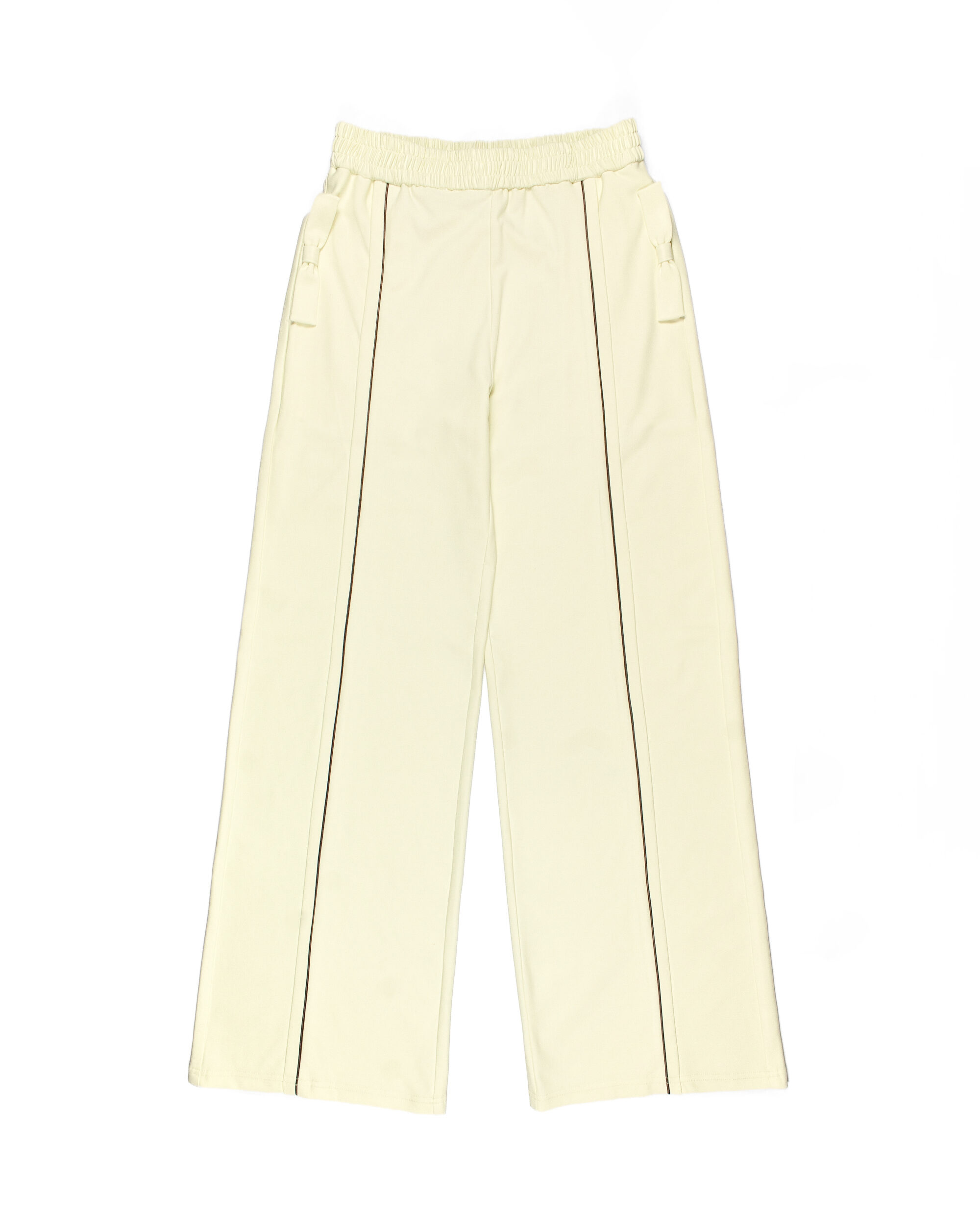 Linea Jersey Pleated Pants (Cream yellow)